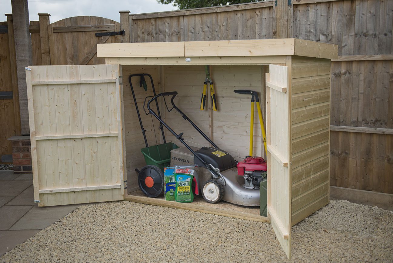 Forest Shiplap Pent Large Outdoor Store - Pressure Treated - JJ Building Materials