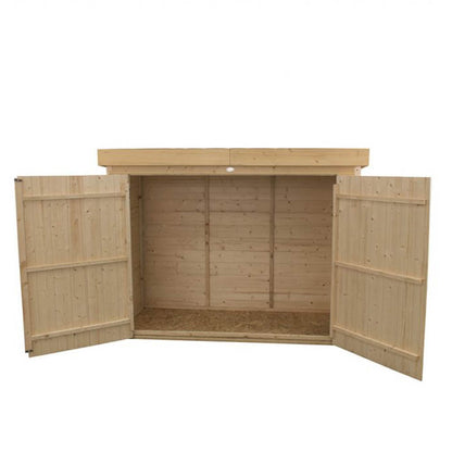 Forest Shiplap Pent Large Outdoor Store - Pressure Treated - JJ Building Materials