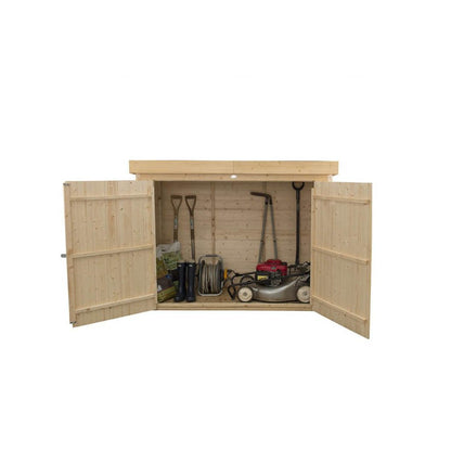Forest Shiplap Pent Large Outdoor Store - Pressure Treated - JJ Building Materials