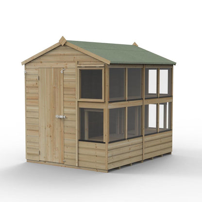 Forest Shiplap Pressure Treated 8x6 Apex Potting Shed - JJ Building Materials