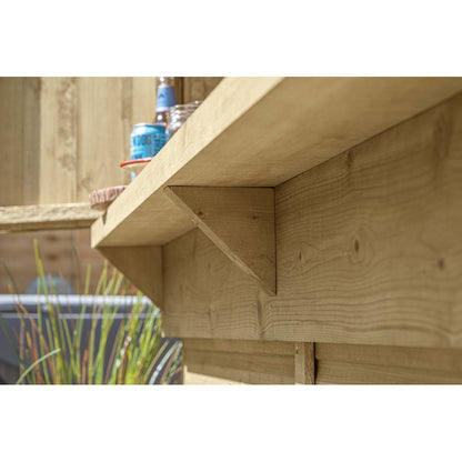 Forest Shiplap PTR 4x6 Apex Garden Bar - JJ Building Materials