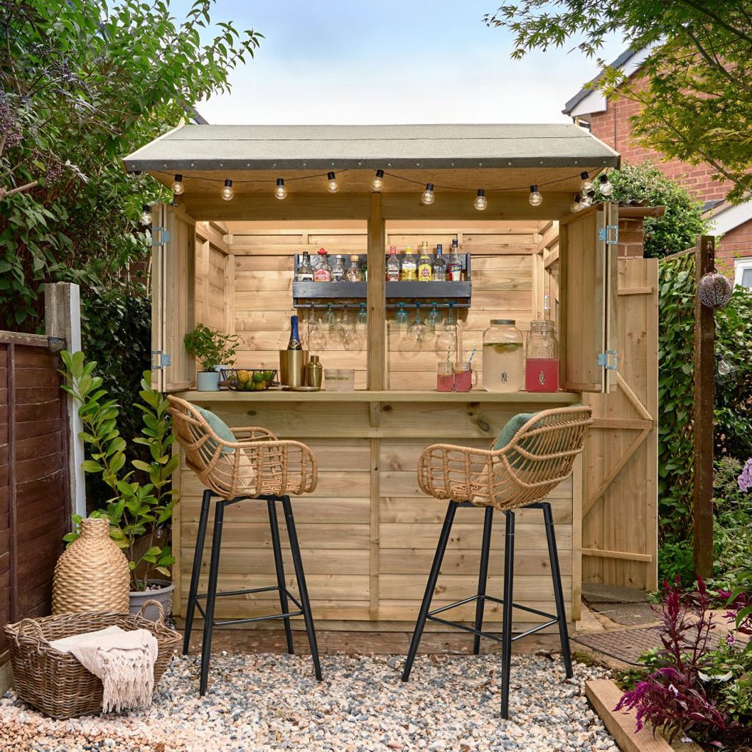 Forest Shiplap PTR 4x6 Apex Garden Bar - JJ Building Materials