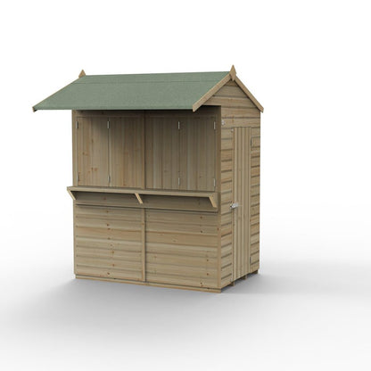 Forest Shiplap PTR 4x6 Apex Garden Bar - JJ Building Materials