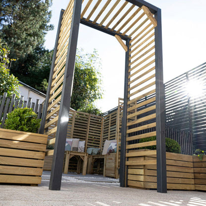 Forest Slatted Arch - JJ Building Materials