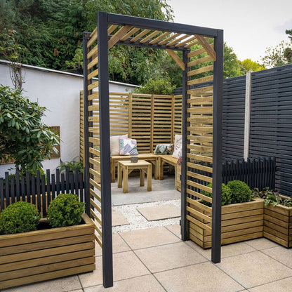 Forest Slatted Arch - JJ Building Materials