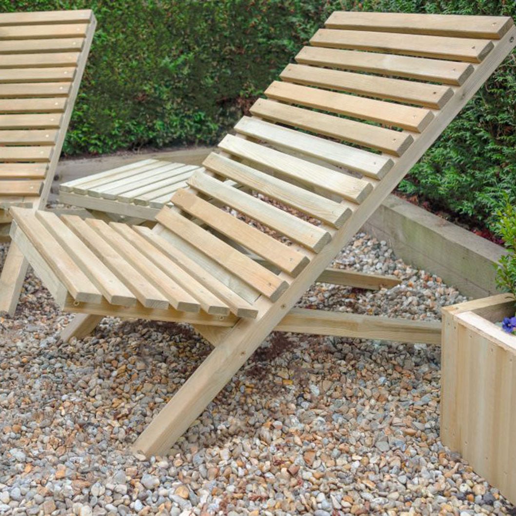 Forest Slatted Chair and Table Set - JJ Building Materials