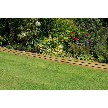 Forest Slatted Garden Edging 120cm - JJ Building Materials
