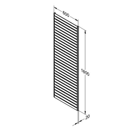 Forest Slatted Trellis - JJ Building Materials