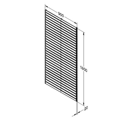 Forest Slatted Trellis - JJ Building Materials