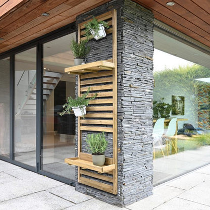 Forest Slatted Wall Planter - JJ Building Materials