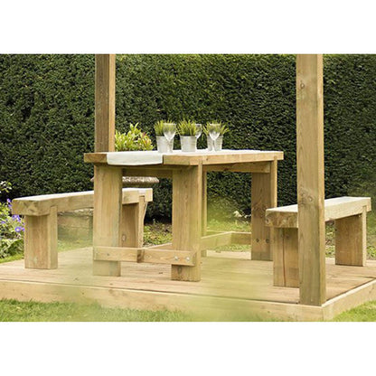 Forest Sleeper Bench - 1.2m - JJ Building Materials