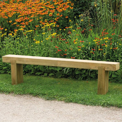 Forest Sleeper Bench - 1.8m - JJ Building Materials