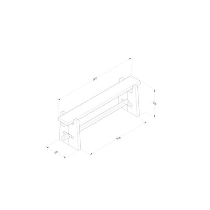 Forest Sleeper Pew Bench - JJ Building Materials