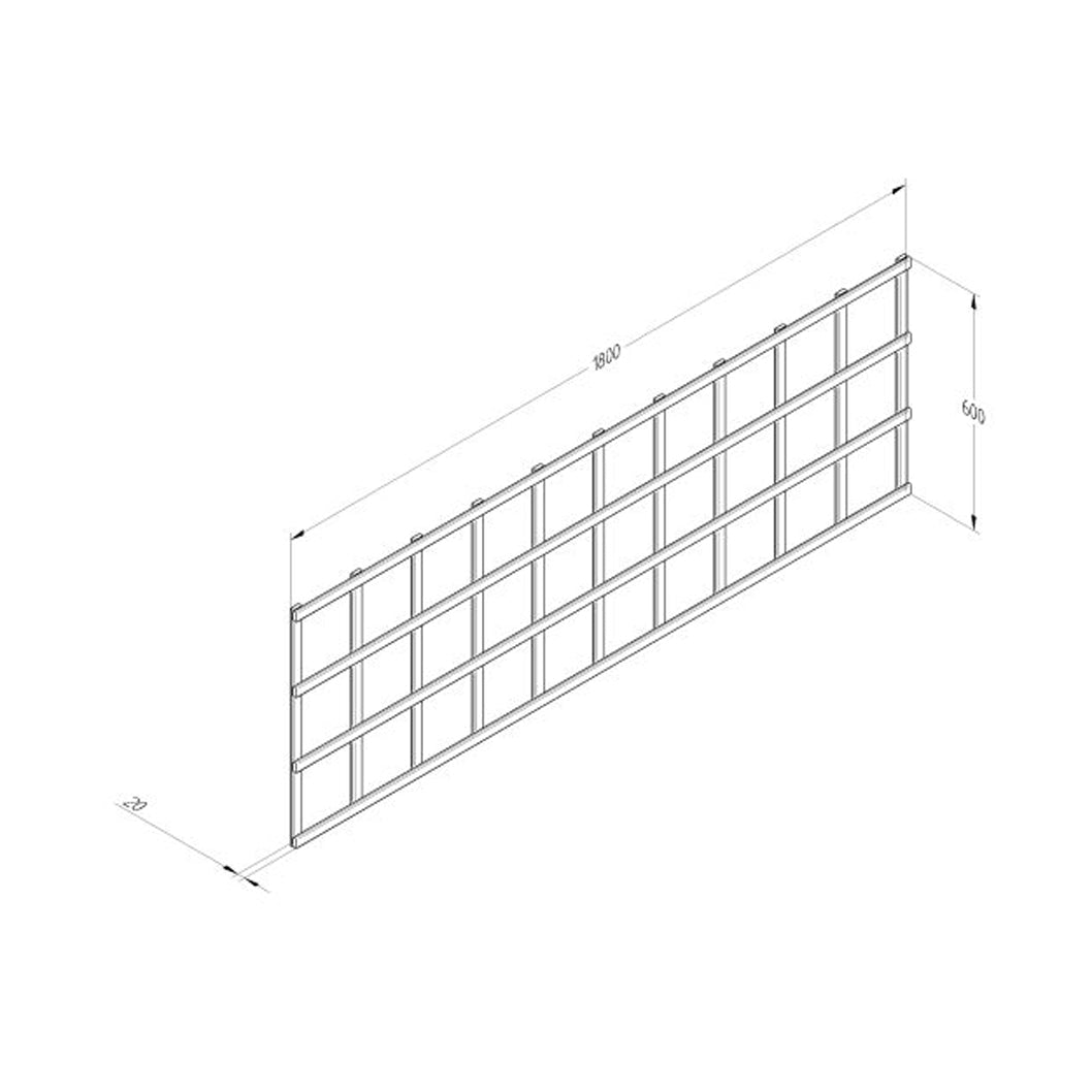 Forest Smooth Planed Trellis - JJ Building Materials