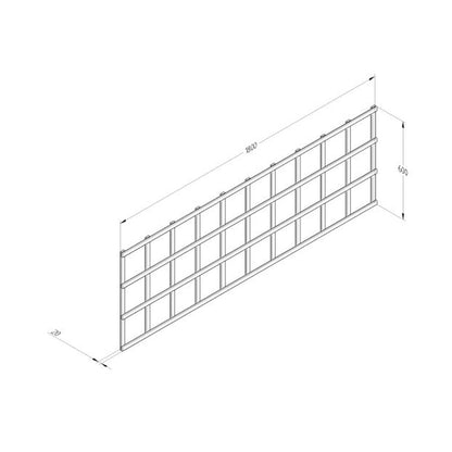 Forest Smooth Planed Trellis - JJ Building Materials