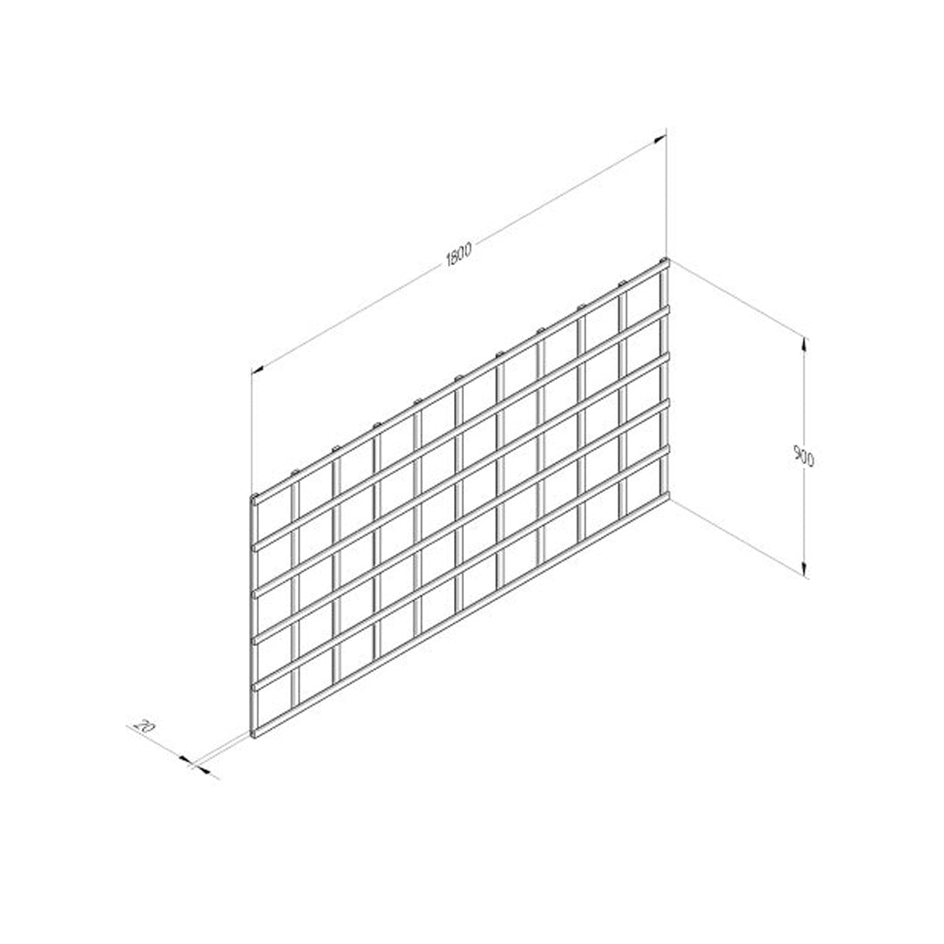 Forest Smooth Planed Trellis - JJ Building Materials