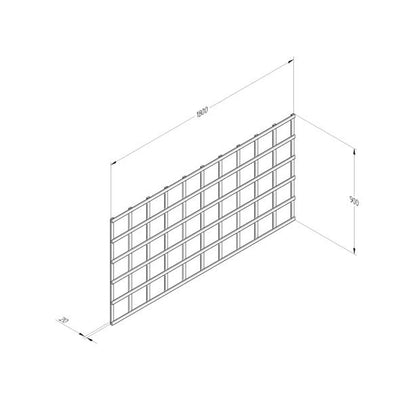 Forest Smooth Planed Trellis - JJ Building Materials