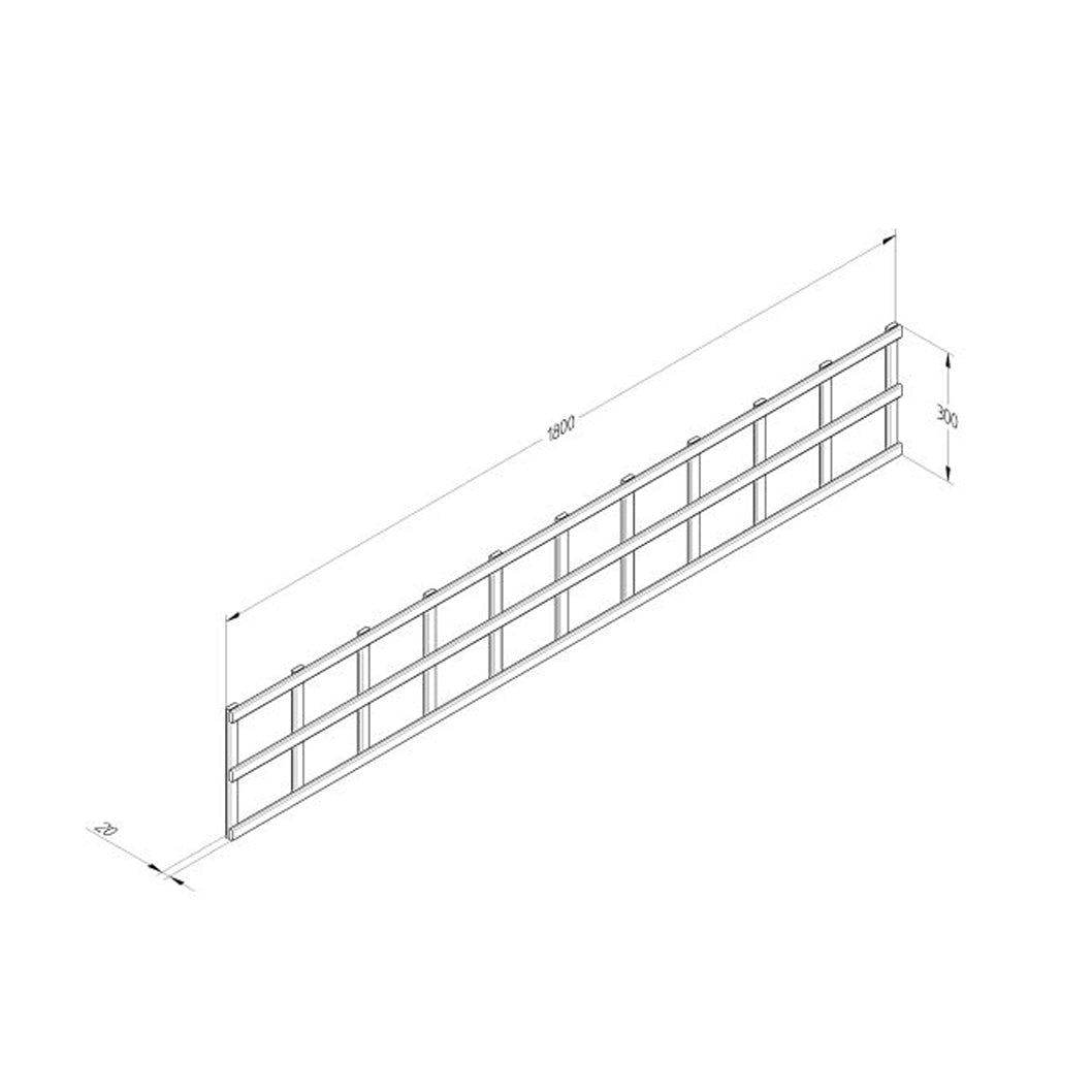 Forest Smooth Planed Trellis - JJ Building Materials