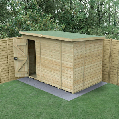 Forest Timberdale 10x6 Pent Shed - No Windows - JJ Building Materials
