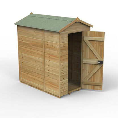 Forest Timberdale 4x6 Apex Shed - No Windows - JJ Building Materials