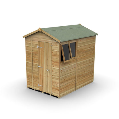 Forest Timberdale 5x7 Apex Shed - 2 Windows - 1 Opening - JJ Building Materials
