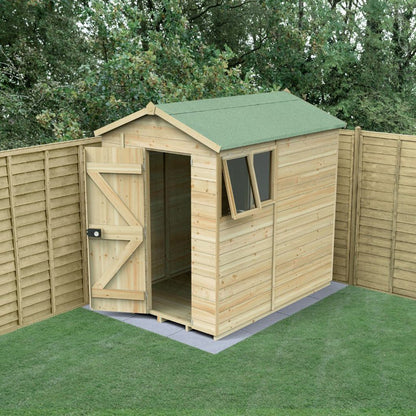 Forest Timberdale 5x7 Apex Shed - 2 Windows - 1 Opening - JJ Building Materials