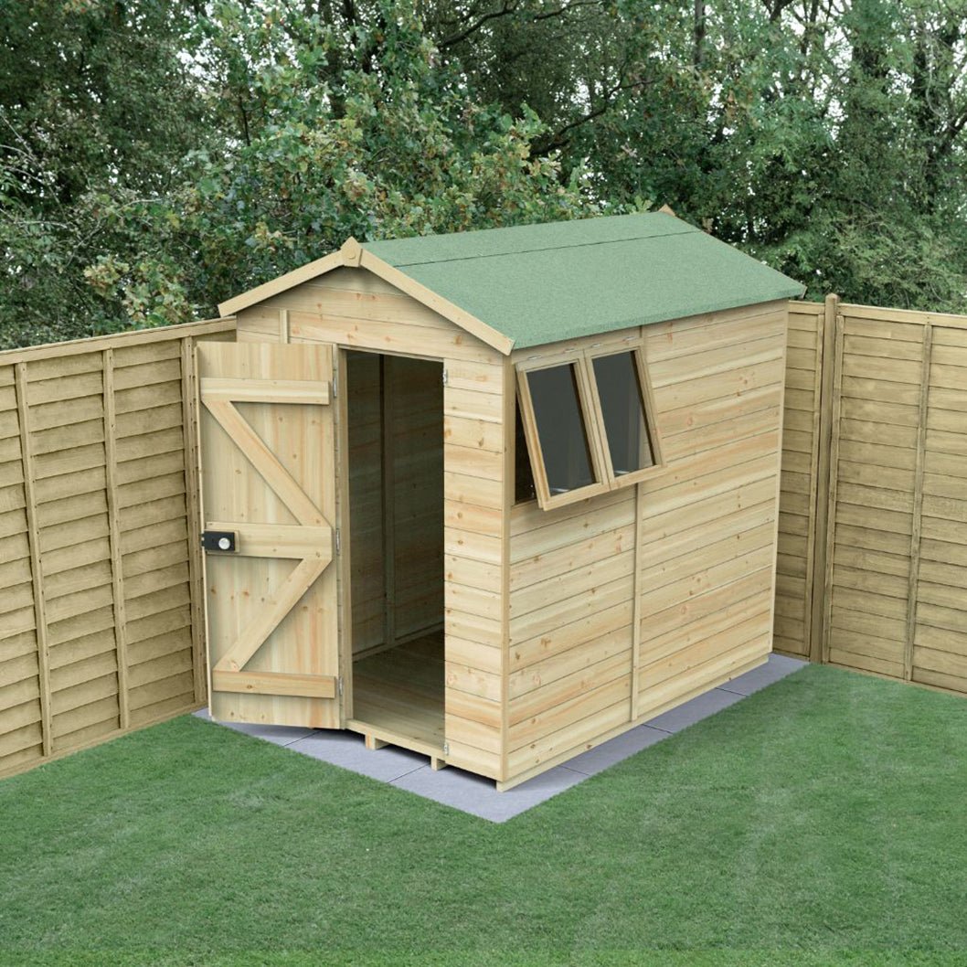 Forest Timberdale 5x7 Apex Shed - 2 Windows - 2 Opening - JJ Building Materials