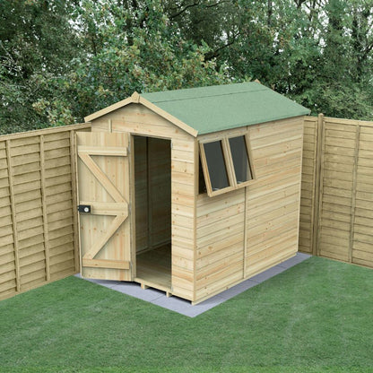 Forest Timberdale 5x7 Apex Shed - 2 Windows - 2 Opening - JJ Building Materials