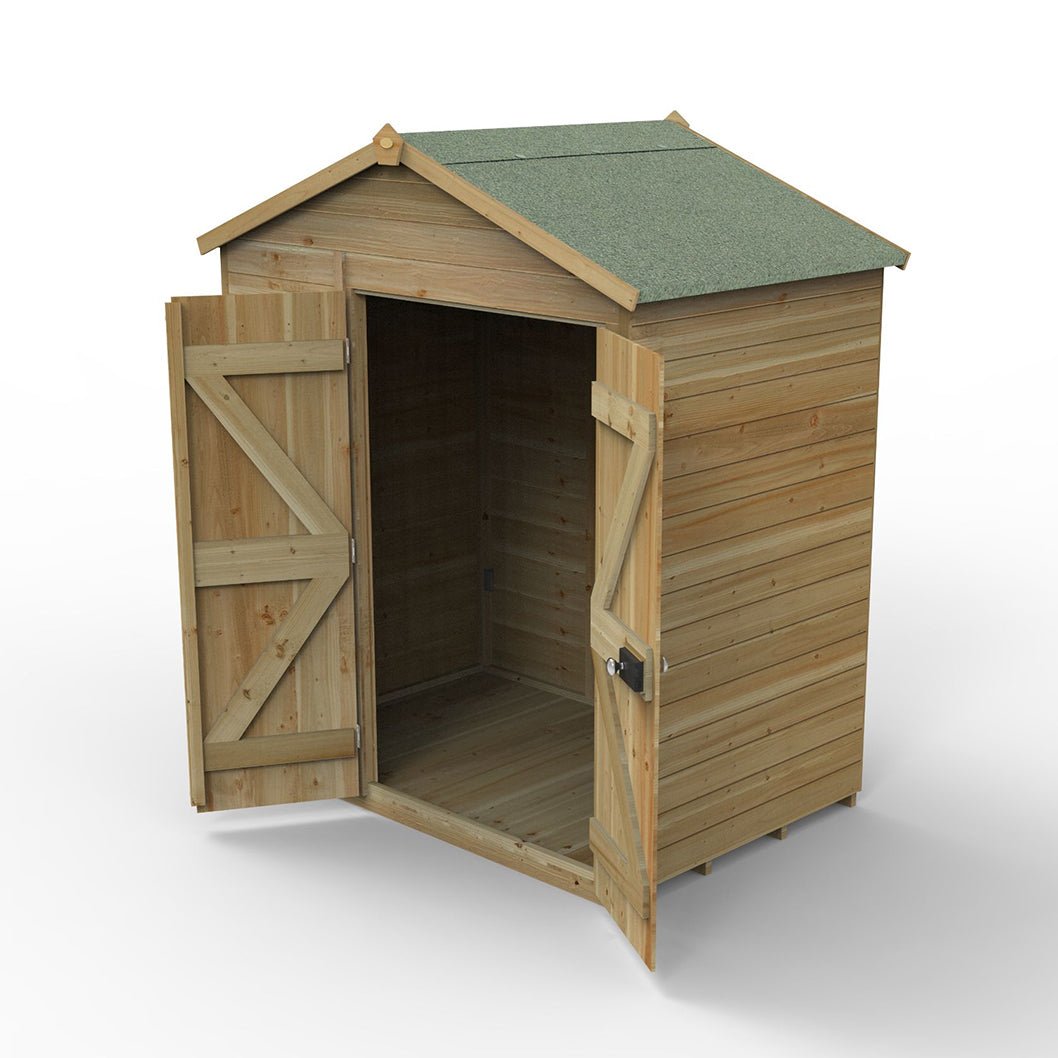 Forest Timberdale 6x4 Apex Shed - No Windows - JJ Building Materials