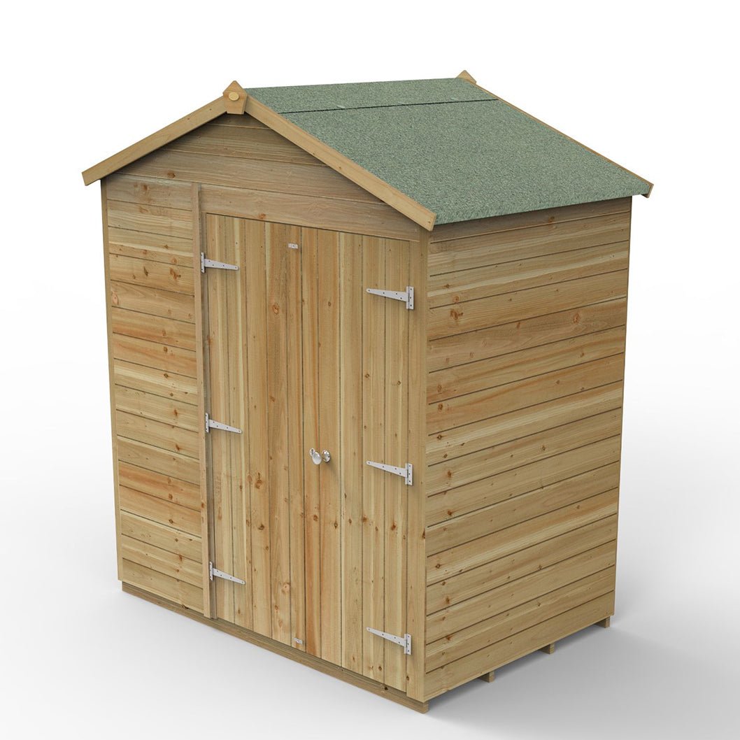 Forest Timberdale 6x4 Apex Shed - No Windows - JJ Building Materials