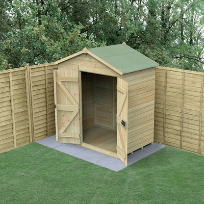 Forest Timberdale 6x4 Apex Shed - No Windows - JJ Building Materials