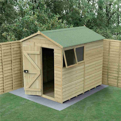 Forest Timberdale 6x8 Apex Shed - 2 Windows - 1 Opening - JJ Building Materials
