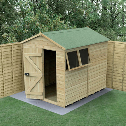 Forest Timberdale 6x8 Apex Shed - 2 Windows - 2 Opening - JJ Building Materials