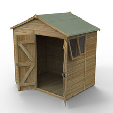 Forest Timberdale 7x5 Apex Shed - Double Door - 2 Windows - 1 Opening - JJ Building Materials