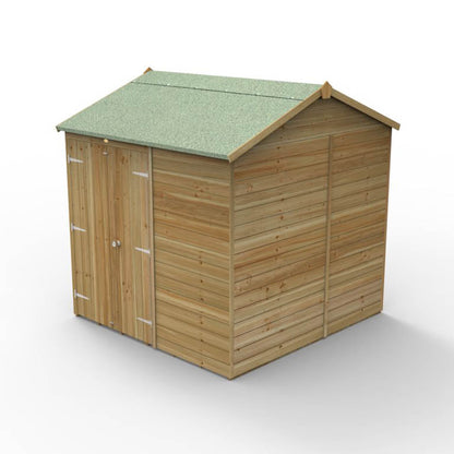 Forest Timberdale 7x7 Reverse Apex Shed - Double Door - No Windows - JJ Building Materials