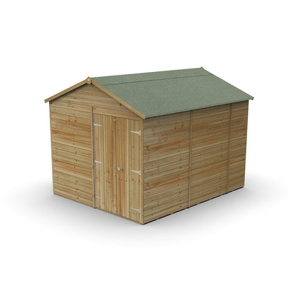 Forest Timberdale 8x10 Apex Shed - Double Door - No Windows - JJ Building Materials
