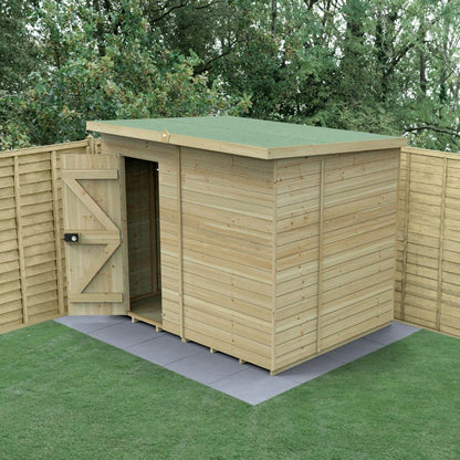 Forest Timberdale 8x6 Pent Shed - No Windows - JJ Building Materials