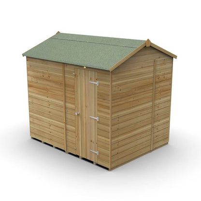 Forest Timberdale 8x6 Reverse Apex Shed - No Windows - JJ Building Materials