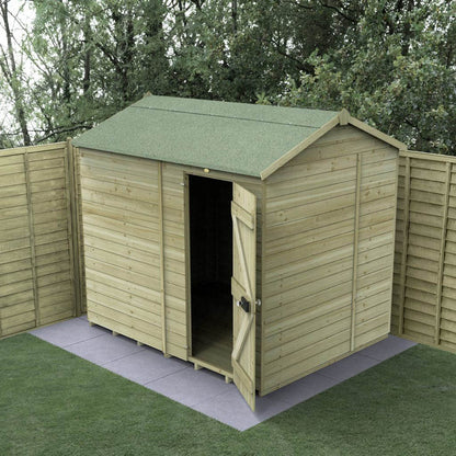 Forest Timberdale 8x6 Reverse Apex Shed - No Windows - JJ Building Materials