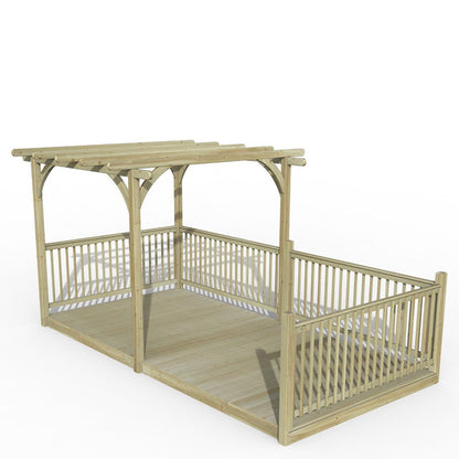 Forest Ultima Pergola and Decking Kit - JJ Building Materials