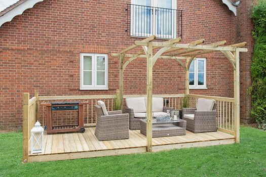 Forest Ultima Pergola and Decking Kit - JJ Building Materials