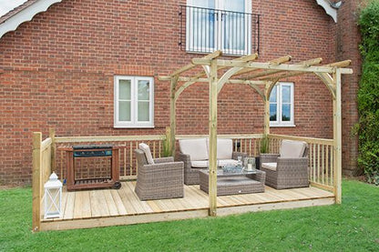 Forest Ultima Pergola and Decking Kit - JJ Building Materials