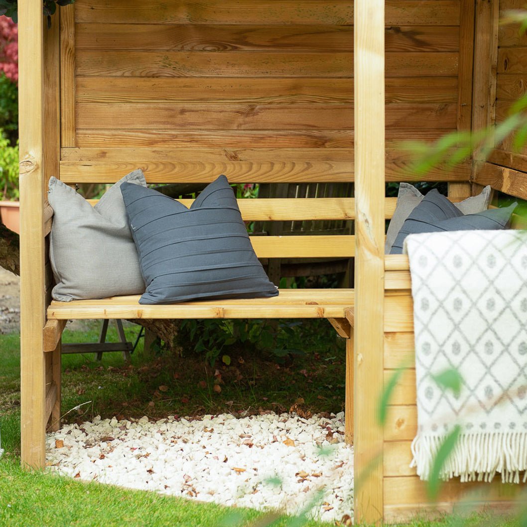 Forest Venetian Corner Arbour - JJ Building Materials