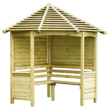 Forest Venetian Corner Arbour - JJ Building Materials