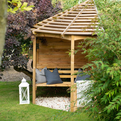 Forest Venetian Corner Arbour - JJ Building Materials