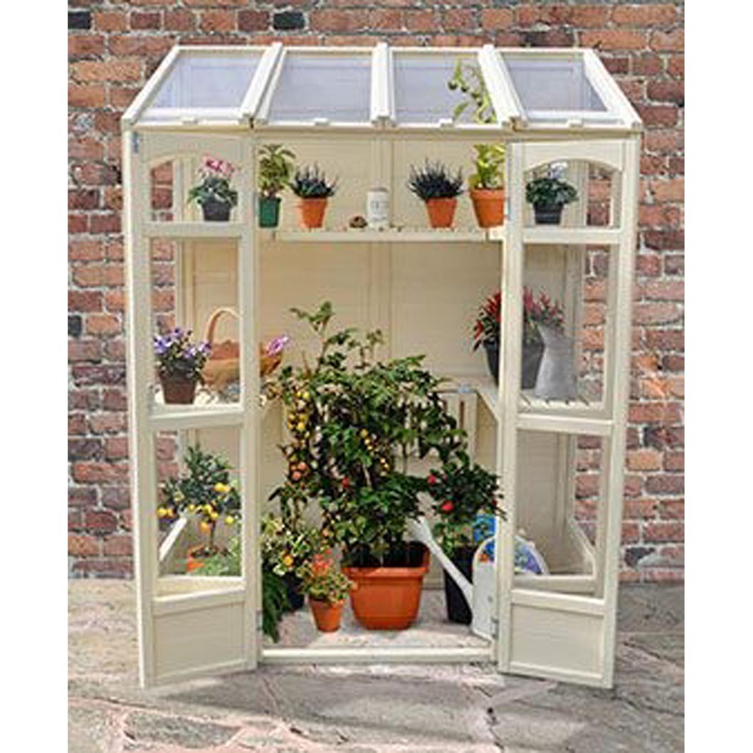 Forest Victorian Tall Wall Greenhouse - JJ Building Materials