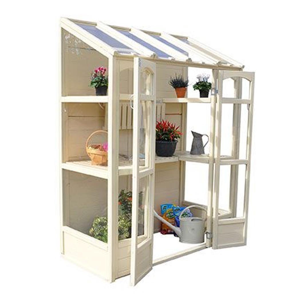 Forest Victorian Tall Wall Greenhouse - JJ Building Materials