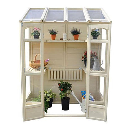Forest Victorian Tall Wall Greenhouse - JJ Building Materials