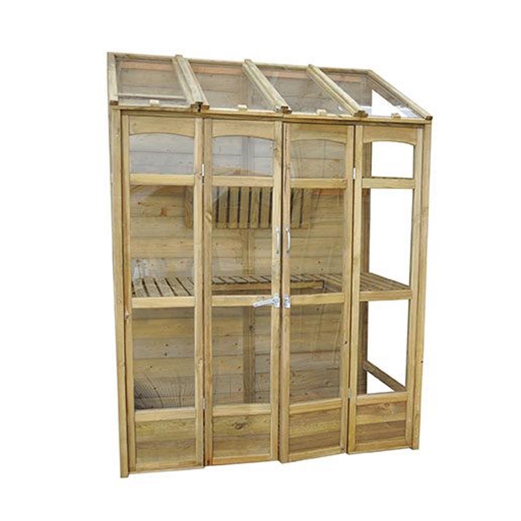 Forest Victorian Tall Wall Greenhouse with Auto Vent - JJ Building Materials