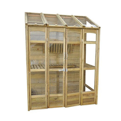 Forest Victorian Tall Wall Greenhouse with Auto Vent - JJ Building Materials